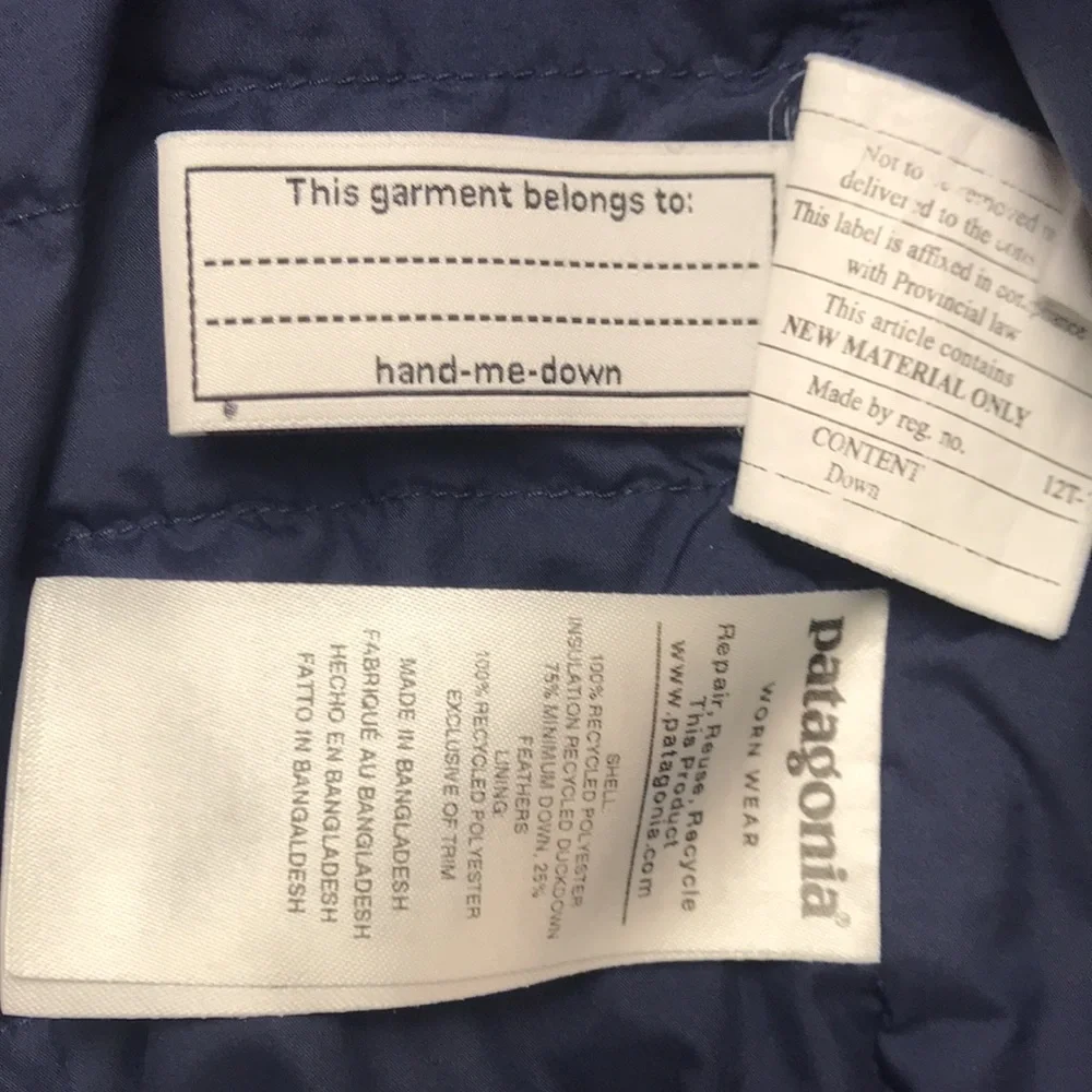 Patagonia down puffer